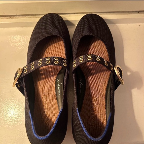 Rothy's Black Mary Jane Flats - Picture 2 of 4